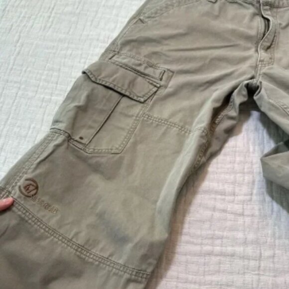 VTG Levi’s Silver Tab Pants Mens 36x32 Khaki Baggy Wide Leg Cargo Skater Y2K - Picture 5 of 11
